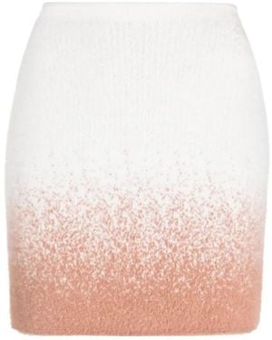 OTTOLINGER Gradient-Effect Knitted Miniskirt - Pink