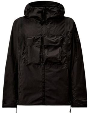 C.P. Company Metropolis Transformable Hooded Jacket - Black