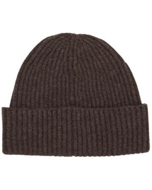 Brunello Cucinelli Ribbed Hat - Brown