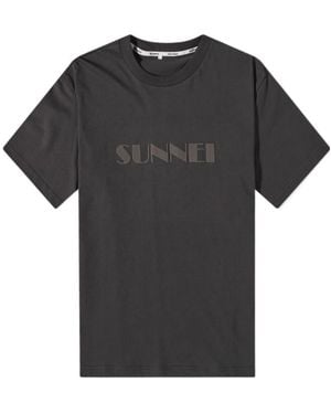 Sunnei Logo T-Shirt - Black