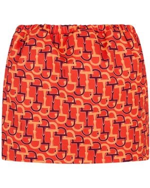 Gucci Horsebit Skirt - Red
