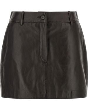P.A.R.O.S.H. Straight-Cut Skirt - Black