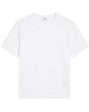 Ami Paris Short Sleeve T-Shirt - White