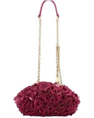 Chloé Pleated Single-Shoulder Bag - Purple