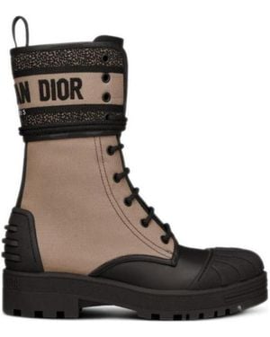 Dior D-Major Laced Short Boots - Black