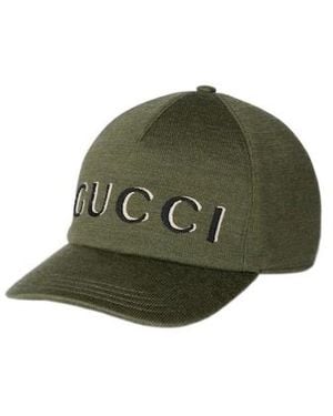 Gucci Embroidered Baseball Cap - Green