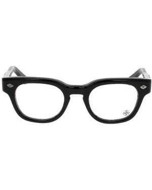 Chrome Hearts Jenna Tail Yea Square Sunglasses - White