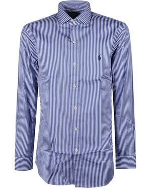 Polo Ralph Lauren Striped Sport Shirt - Blue