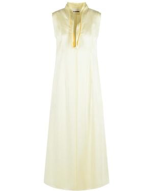 Jil Sander Sleeveless Dress - White