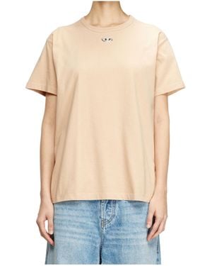 DIESEL T-Normy-Od-S1 Metallic Oval D T-Shirt - Blue