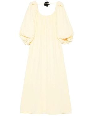 Stine Goya Puff Sleeve Dress - Natural