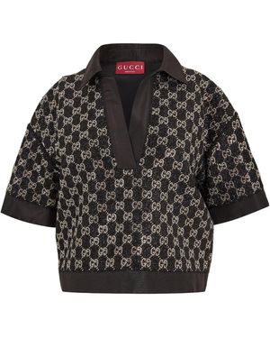 Norma Kamali Sequined Short Top - Black