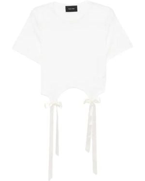 Simone Rocha Lyocell Fiber T-Shirt - White