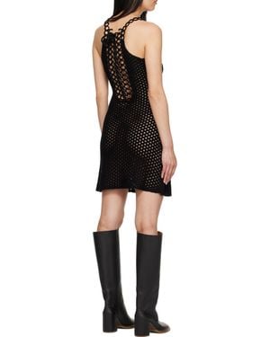 Chloé Chloé Crochet Sleeveless Mini Dress - Black