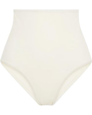 TOTEME High-Waisted Bikini Bottoms - White