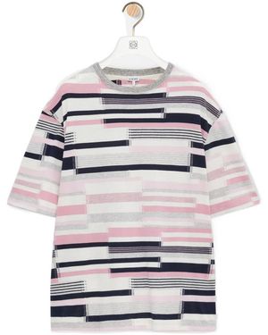 Loewe T-Shirt Large En Coton - White