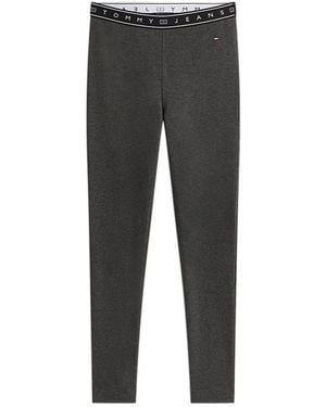 Tommy Hilfiger Logo Webbing Leggings - Gray