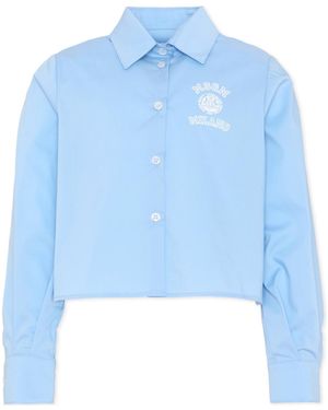 MSGM Long-Sleeved Shirt - Blue