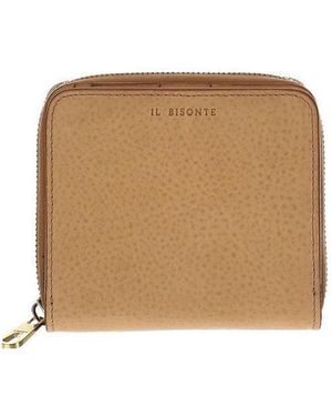 Il Bisonte Logo Wallet - Natural