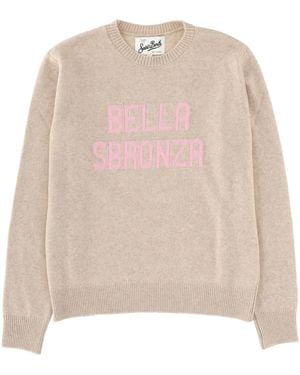 MC2 Saint Barth Crew Neck Jumper - Natural