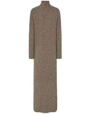 The Row Melani Cashmere Dress - Brown