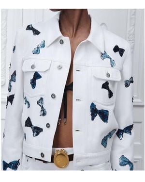 Dior Iviera Cropped Jacket - White