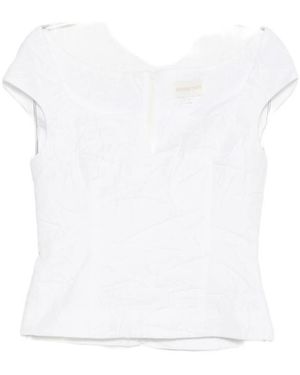 ShuShu/Tong V-Neck Top - White