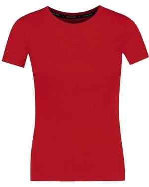 Marine Serre Moon Ss Baby T-Shirt - Red