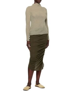 Issey Miyake Long Sleeve Turtleneck - Green
