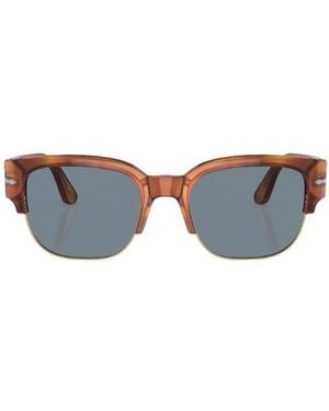 Persol Square-Frame Sunglasses - Blue