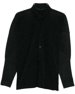 Homme Plissé Issey Miyake Homme Plissé Issey Miyake Monthly Colours October Shirt - Black