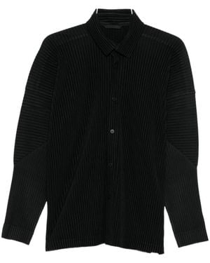 Homme Plissé Issey Miyake Homme Plissé Issey Miyake Monthly Colours October Shirt - Black