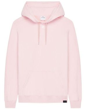 Courreges Kangaroo-Pocket Long-Sleeve Hoodie - Pink