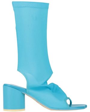 MM6 by Maison Margiela Minimalist High-Heeled Sandals - Blue