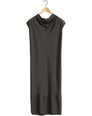 Lemaire Sleeveless Flared Dress - Black