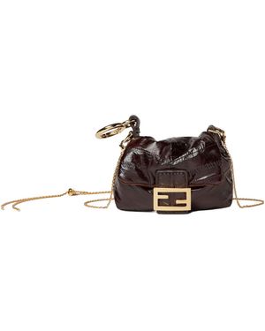 Fendi Mamma Baguette Nano Charm - White