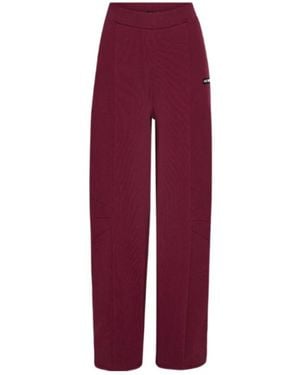 ROTATE BIRGER CHRISTENSEN Terry Back Joggers - Red