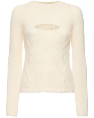 GIMAGUAS Ori Cutout Alpaca Blend Jumper - Natural