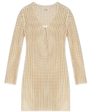 Zadig & Voltaire Ranyra Short Crochet Dress - Natural