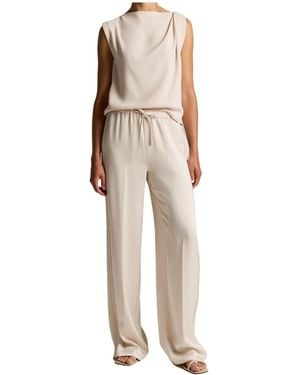 Vince Drawstring Casual Pants - Natural