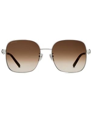 Gucci Square Frame Sunglasses - Multicolour