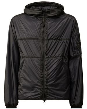 C.P. Company Shell Hooded Jacket - Black