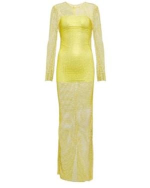 GIUSEPPE DI MORABITO Embellished Dress - Yellow