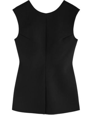 Rohe Open-Back Woven Top - Black