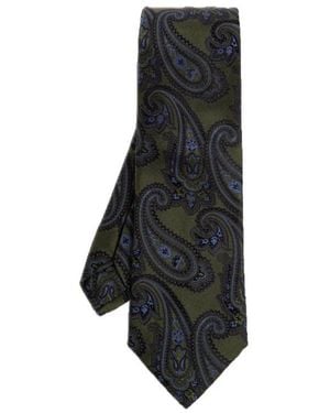Etro Pointed Tie - Black