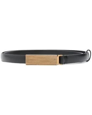 KHAITE Empire Belt - White