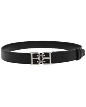 Bally Logo-Plaque Adjustable Belt - White