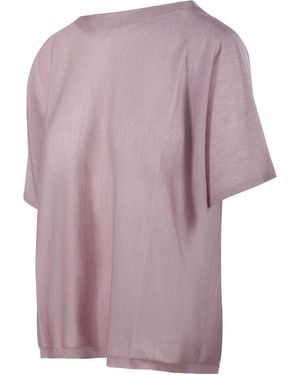Roberto Collina Short-Sleeved T-Shirt - Purple