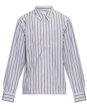 Dries Van Noten Cotton Zip Shirt - White