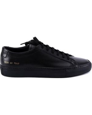 Common Projects Achilles Leather Low-Top Trainers - Black
